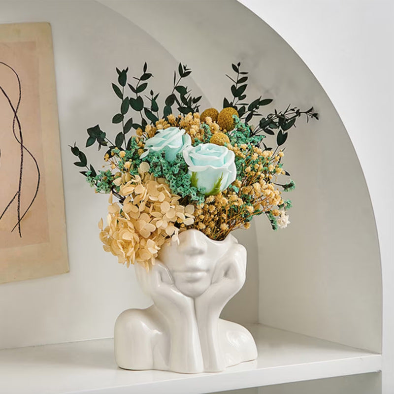 Mila Moya Style Ceramic Flower Vase Body Shape Vase - image 3