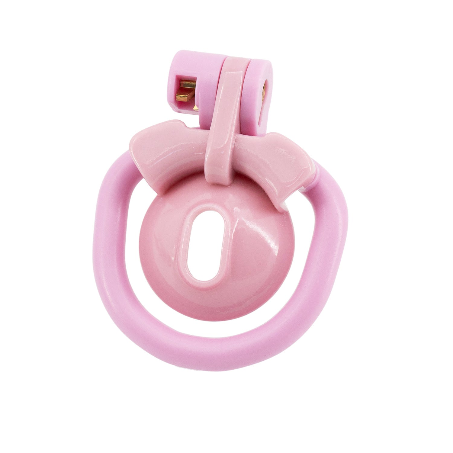 Pink Sissy Chastity Cage with 4 Rings - A - image 4