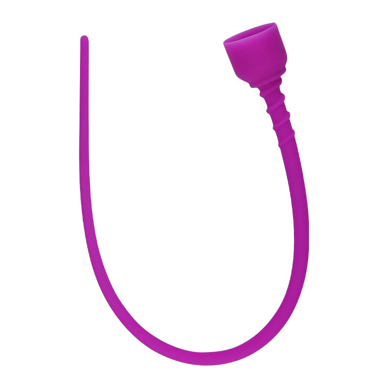 Silicone Urethral Sounds with Suction  - Purple - image 5