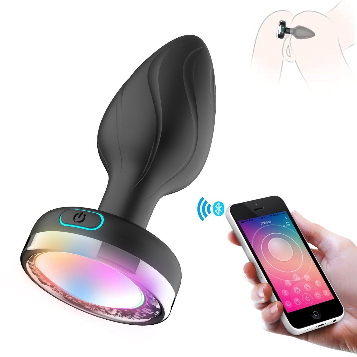 G Spot Vibrators-App control - Black - image 6