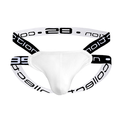 Men's U Pouch Brief Sexy Side  G-string Thong  - White - XXL - image 1