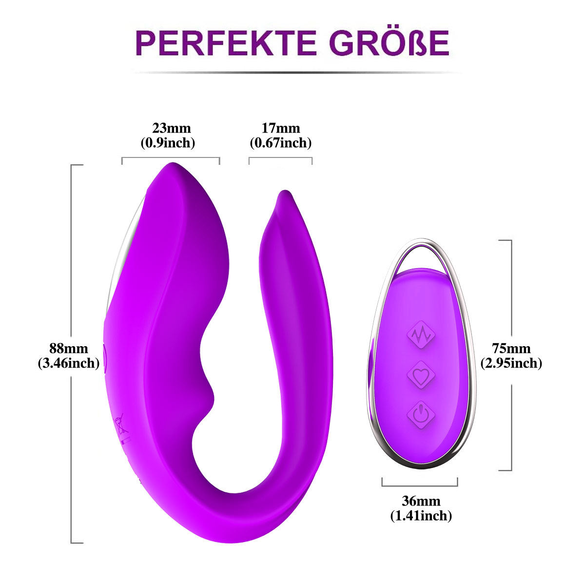 Double Motor Vibrator for Intense Dual Stimulation – Remote-Controlled & Waterproof - image 6