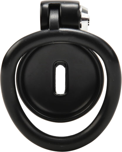 Flat Chastity Cage (Black) - image 2