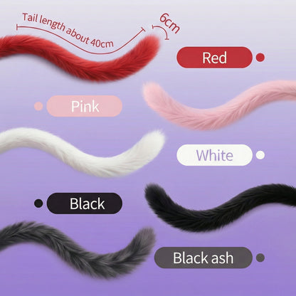 15.7'' Electro-Vibrating Fox Tail Butt Plug - image 10