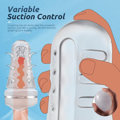 Realistic Suction Masturbator - image 0