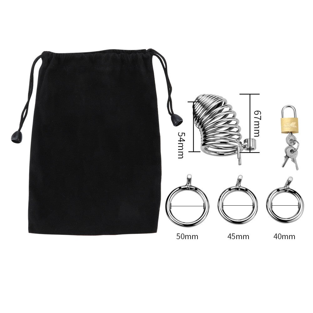 Rings Metal Chastity Device - 3 Rings Set - image 3
