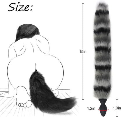 Multicolor Fox Tail Light Up Butt Plug - image 19