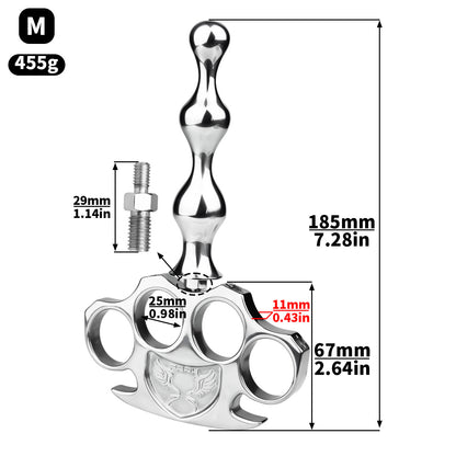 2-in-1 Knuckle Duster Anal Plug - M - image 2