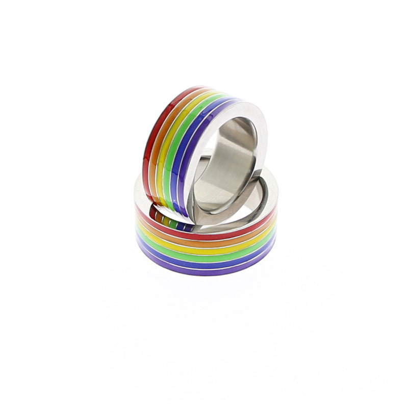 Pride Rainbow Cock Ring - image 1