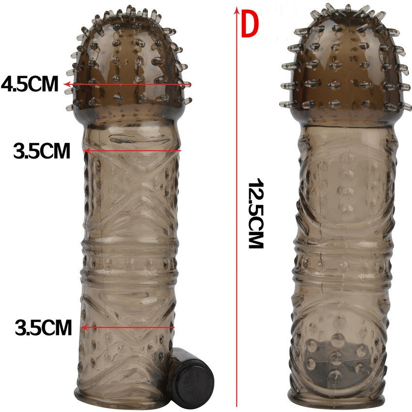Penis Sleeve Vibrator Penis Extender - D - image 7