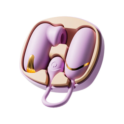 App Remote Control Vibrator Set - Purple - image 0