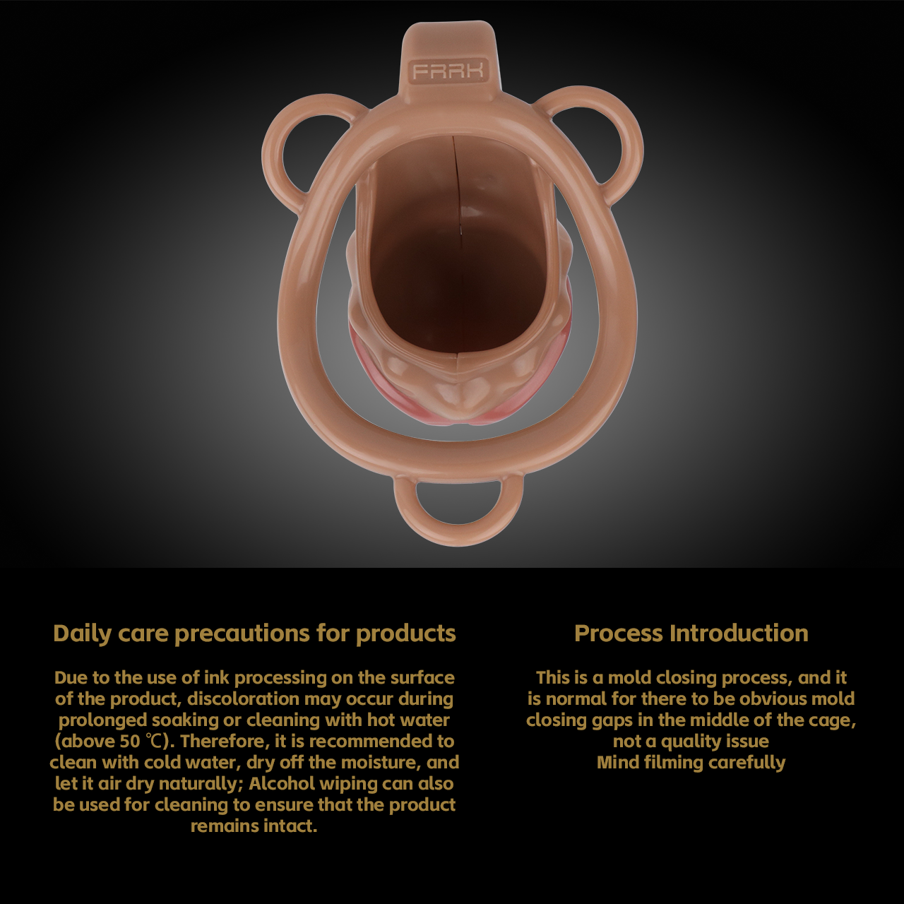 Realistic Phallic Chastity Cage - Breathable Resin Restraint - image 10