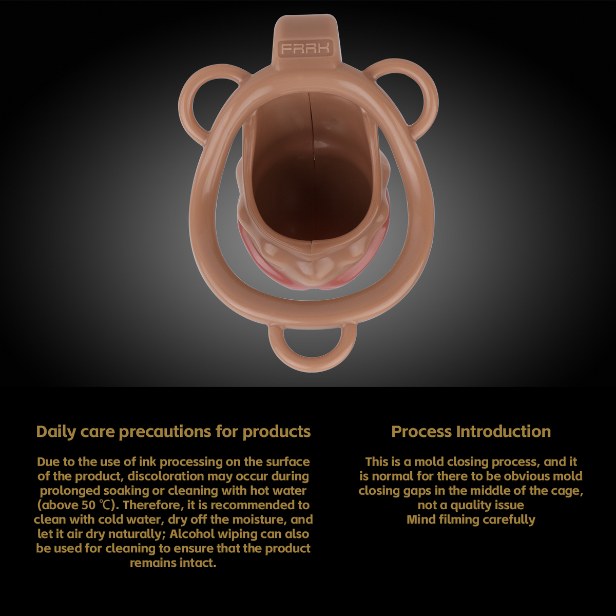 Realistic Phallic Chastity Cage - Breathable Resin Restraint - image 10