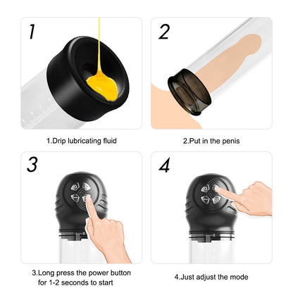 Male Enhancement Pump & Masturbation Cup - Vacuum Erection System - image 8