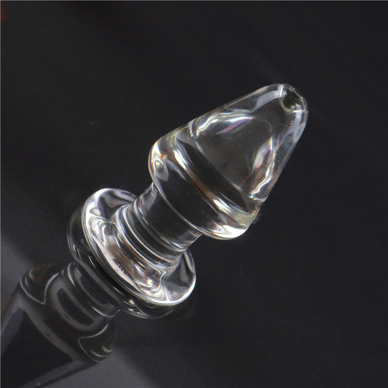 Smooth Glass Anal Plug - image 4