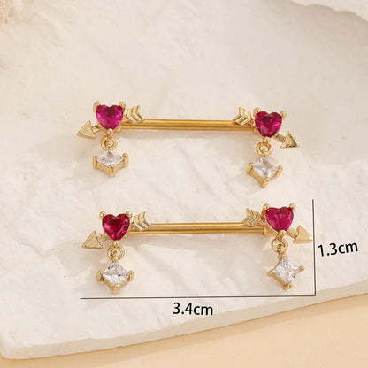 Heart Shape Nipple Piercing Jewelry - image 2