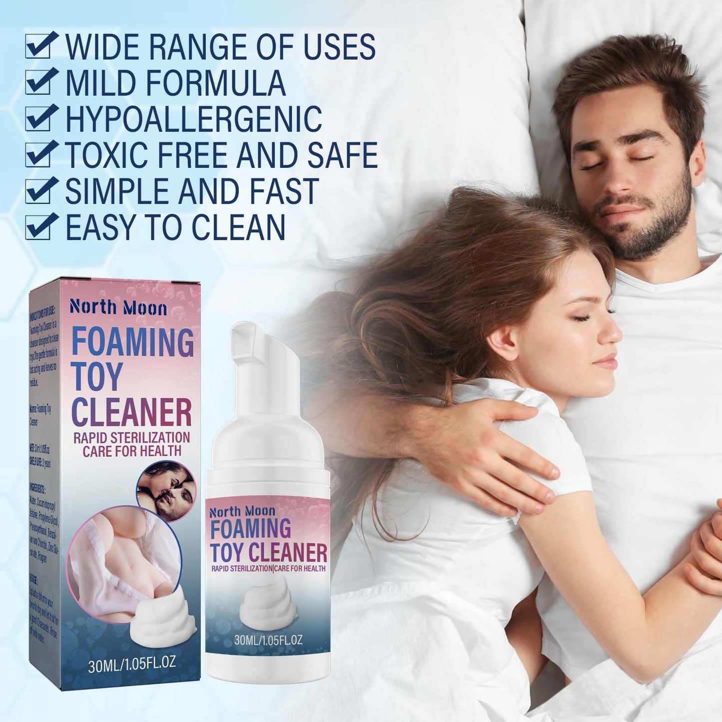 Adult Toy Sanitizer Foam Cleaner - image 2