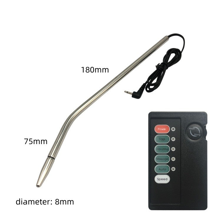 Electro-Sex Ribbed Urethra Sound Probe - Style 5 - image 5