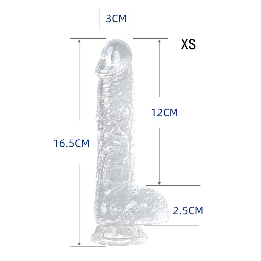 Small Realistic Clear 6 inch Cute Dildo with Suction Cup Dildo - XS - image 10