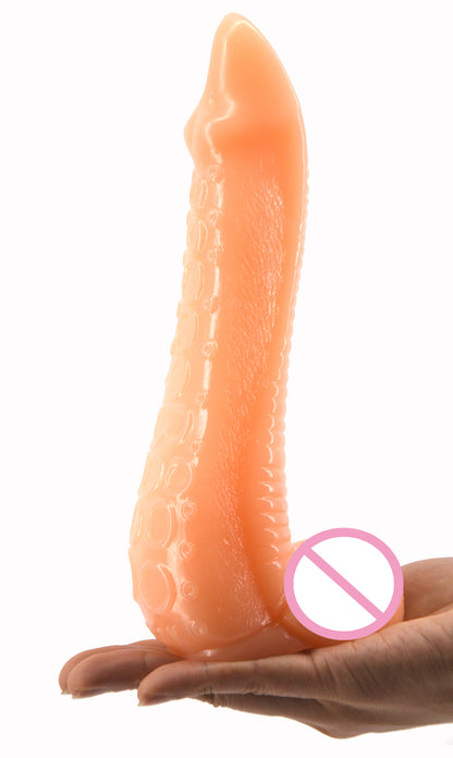 Thick Squid Adult Erotic Animal Dildo - Beige - image 5