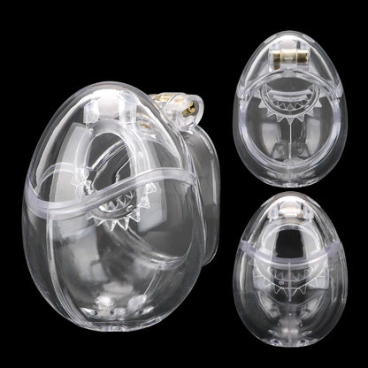 Penis Cage Fully Restraint Male Chastity Cage - 43mm thorn ring - image 1