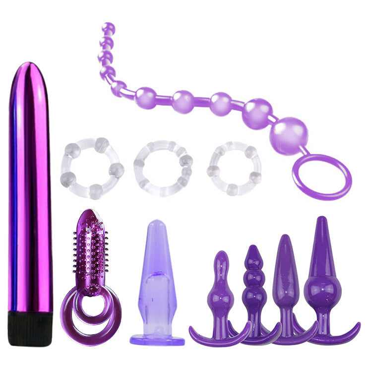 9 PCS Anal Butt Plug Set  - Purple - image 0