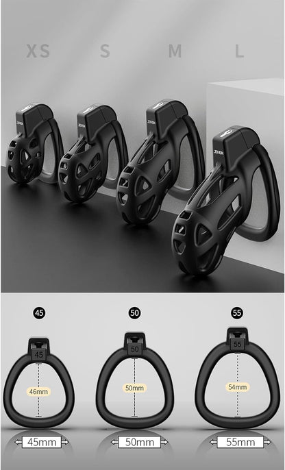 Lightweight Chastity Cage for Male Smooth KG Cock Cage Chastity Devices - XS - image 2