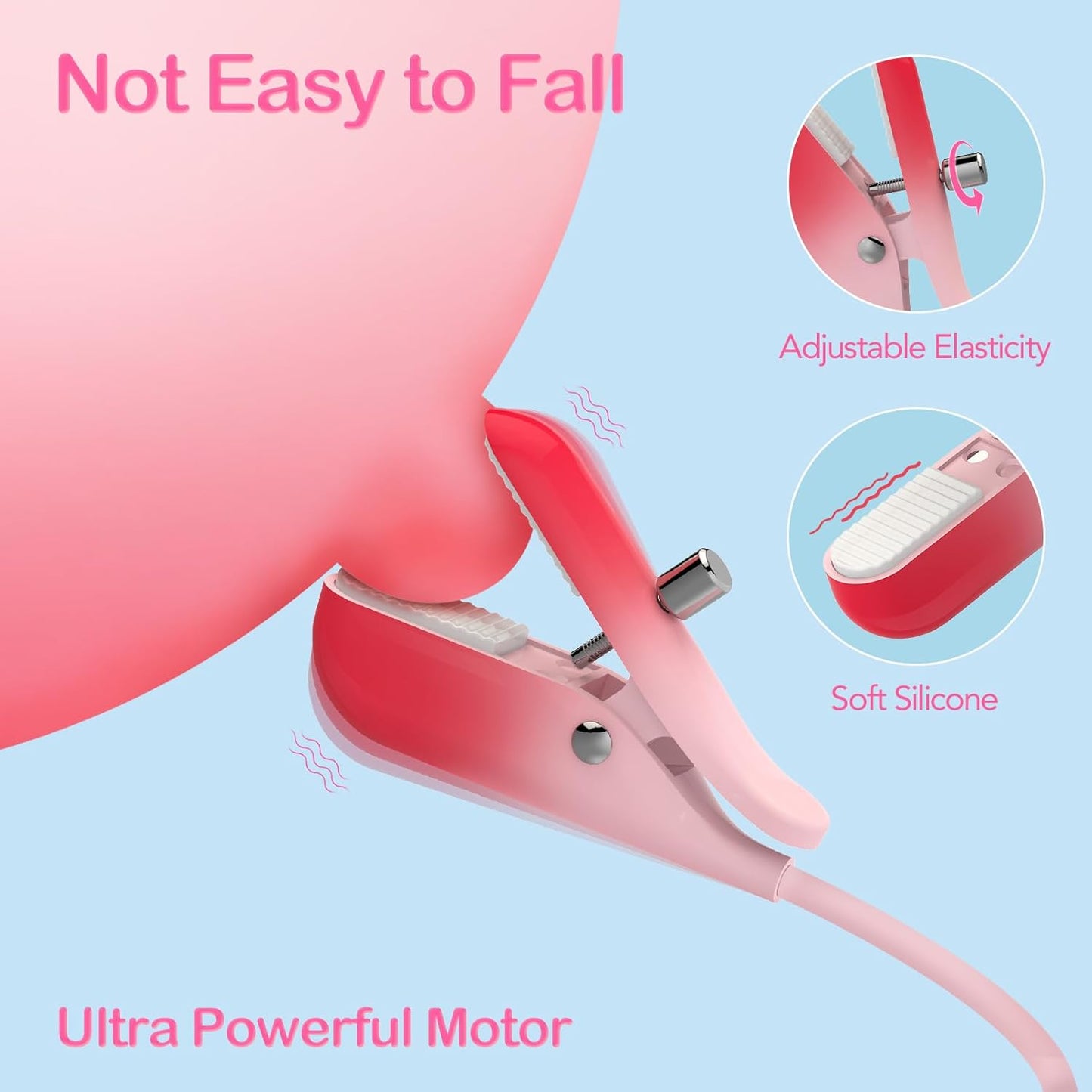 DuoPulse – 2-in-1 Wearable Nipple Clamp Vibrator - image 0
