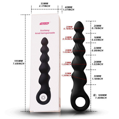 WavePulse Pro - 12X Vibrating Anal Beads - image 6