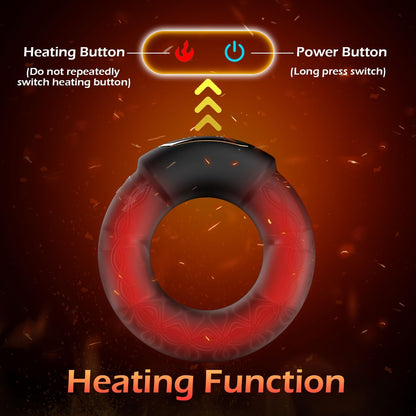 9 Vibration Modes Heating Penis Ring - image 2