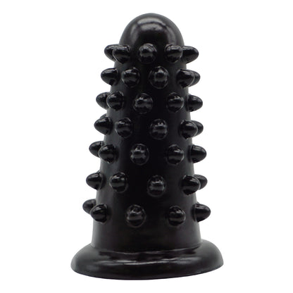 Spiky Sensation Anal Plug - Black - image 6
