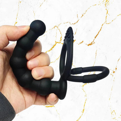 G-spot Stimulator Cock Ring plus Butt Plug - image 5