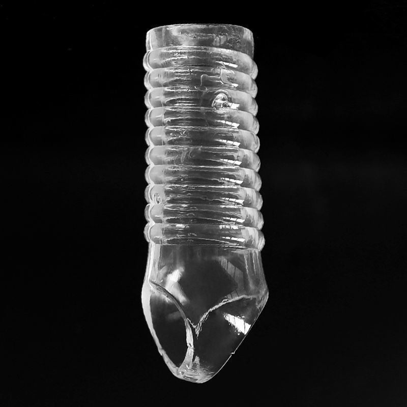 Clear Bumpy Penis Sleeve with Ball Loop - A - image 5