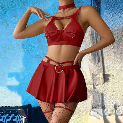 Seductive O-Ring Lingerie Set - image 16
