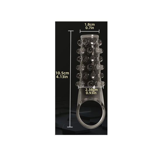 Soft & Stretchy Bump-Textured Cock Ring for Longer-Lasting Performance - A - S - image 0