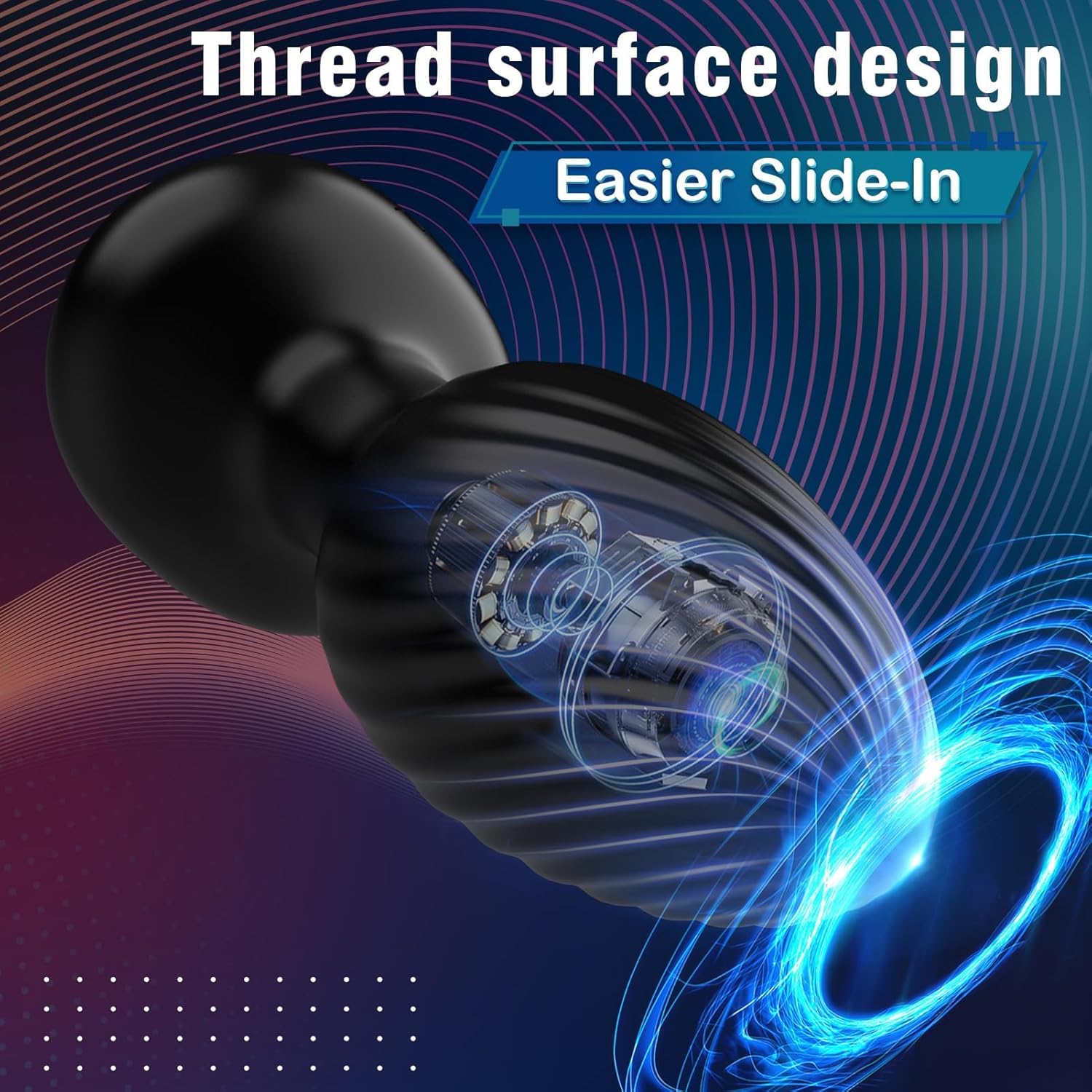 360° Rotation Prostate Vibrating Butt Plug - image 5