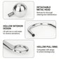 Mirror-polished Stainless Steel Hook Massager With Control Ring - image 2