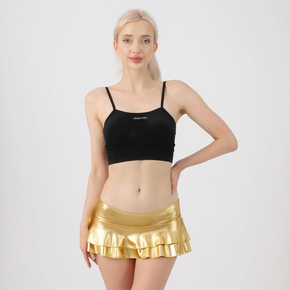 ShineMini Sissy Skirt - Golden - XXL - image 6