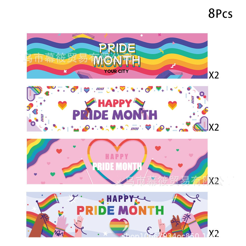 LGBT Pride Month Water Bottle Wrap - 8 pcs - image 2