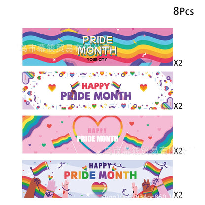 LGBT Pride Month Water Bottle Wrap - 8 pcs - image 2