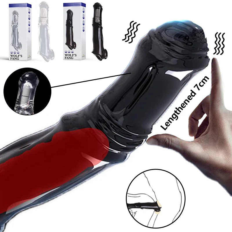Vibrating Penis Extender Sleeve  - image 0