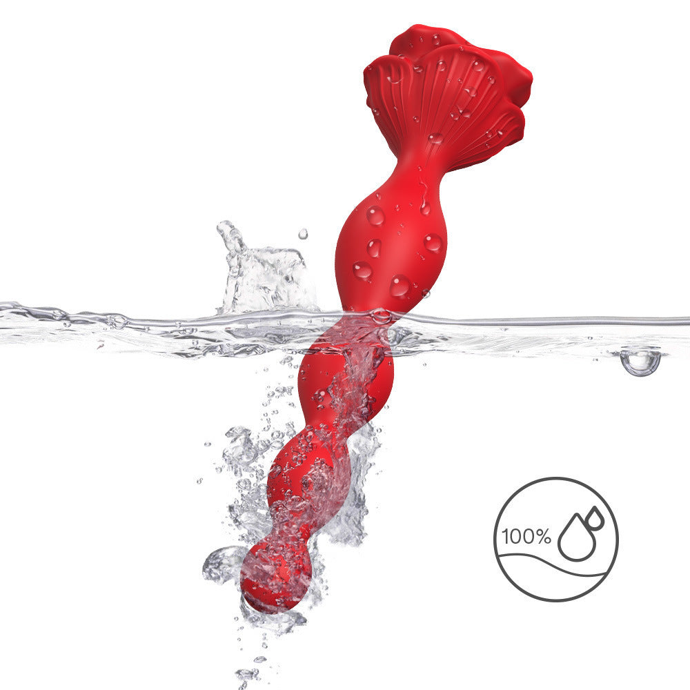 Rose Beads Vibrator Butt Plug - image 8