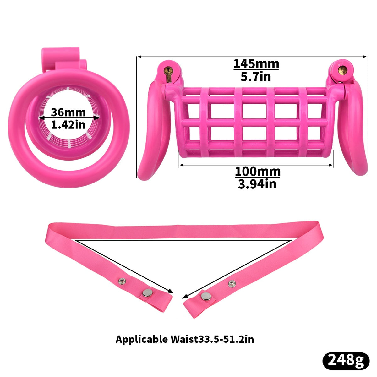 Dual Channel Chastity Cage - image 10