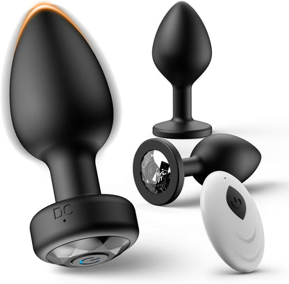 Anal Plug Vibrator Remote Control 10 Frequency Vibration - image 0