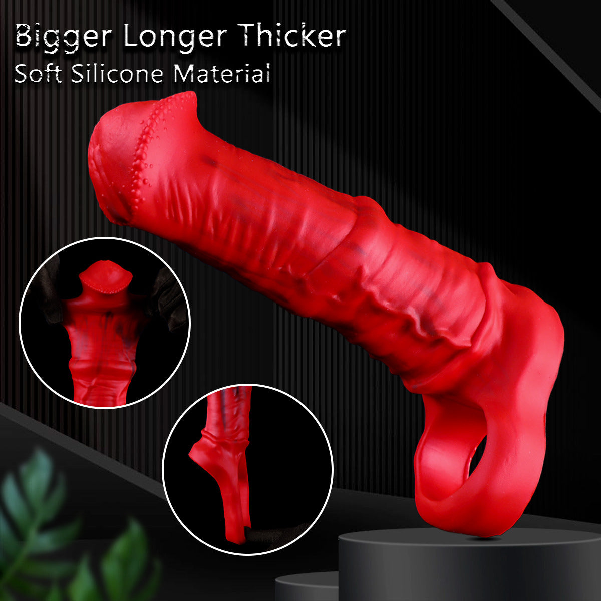 Crimson Stallion Silicone Plug - image 4
