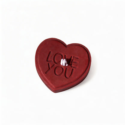 Love You Heart Sensual Candle – Low-temperature - Red - image 5
