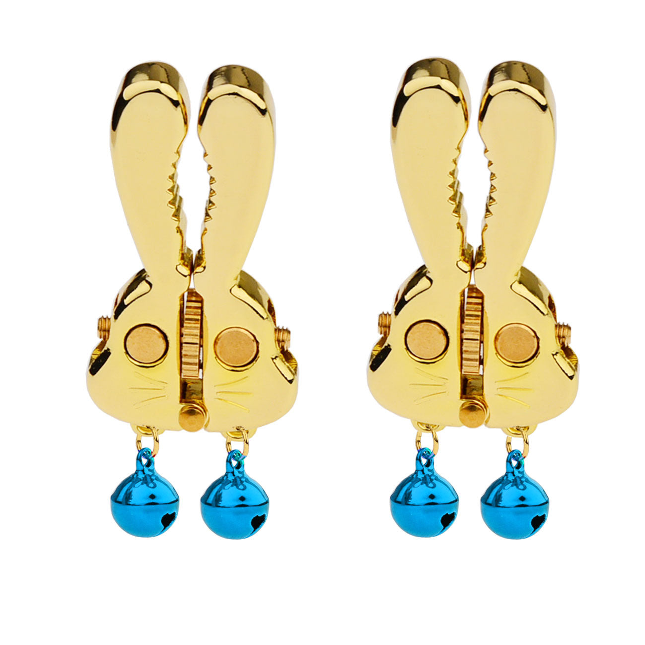 Adjustable Bunny Nipple Clamps – Sensory Play with Bells & Gear Control - GB - LBB - image 12