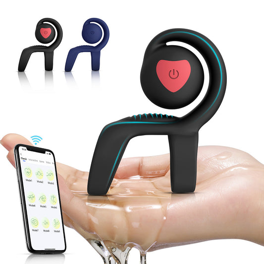 Cock Ring With Snail Clit Stimulator - image 0