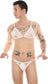 Men's Deep V-neck Lace Trim Sleepwear Sissy Men's Bra - image 1