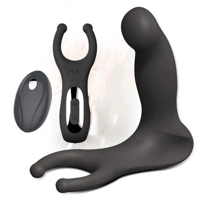 Triple-target Prostate Massager - Black - image 8